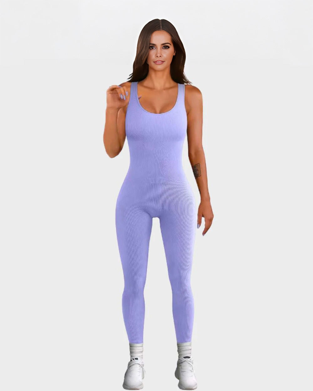 Ribbed Tummy Slimming Shaper Bodysuit