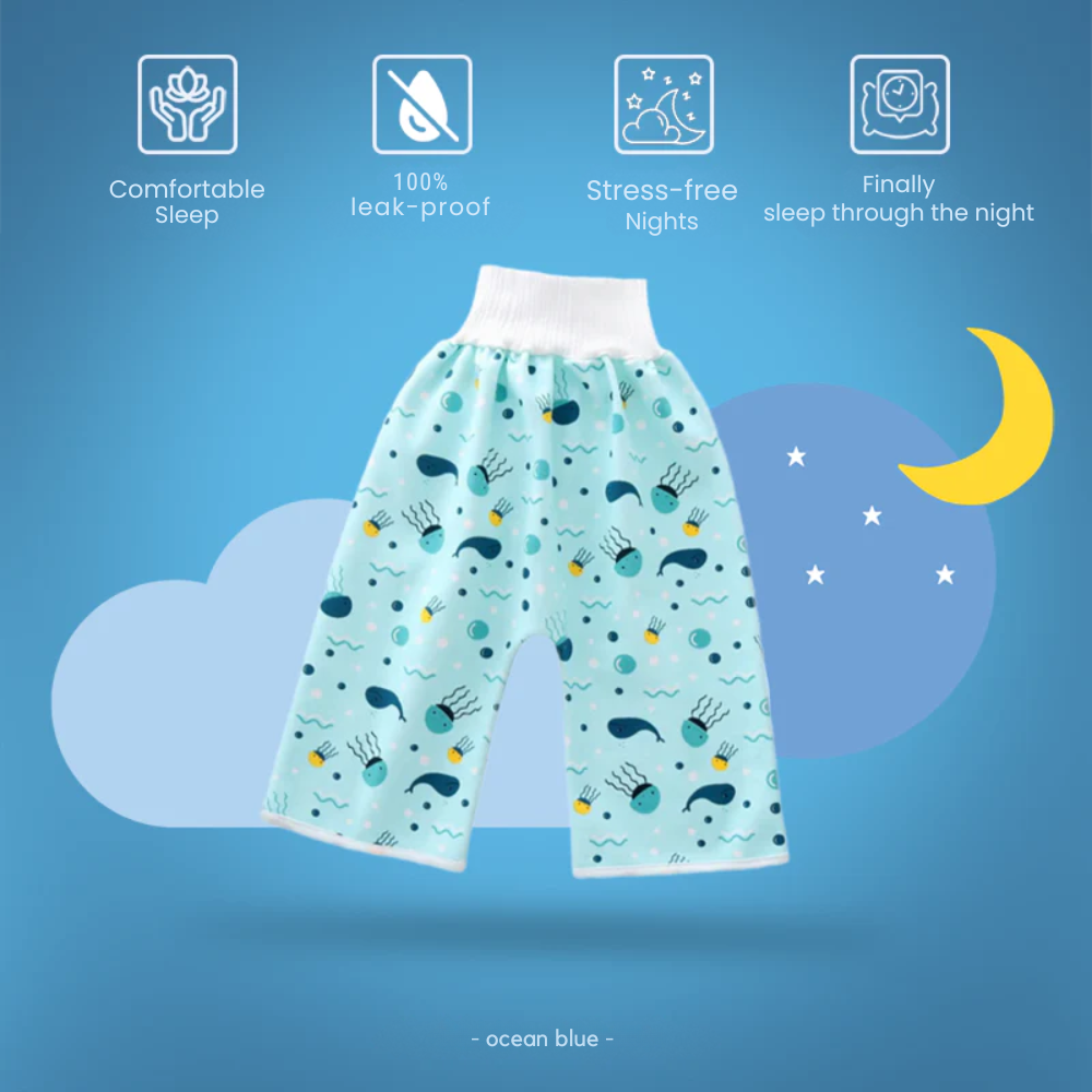 DryNight / Leak-proof diaper pants/skirt for dry nights